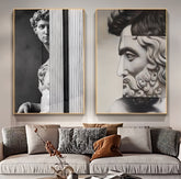 Nordic David Sculpture Canvas