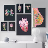 Anatomy Art Canvas Painting