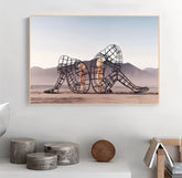 The Caged Human Canvas