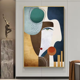 Mind and body canvas painting