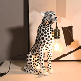 Leopard table lamp