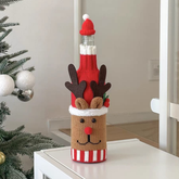 Christmas wine bottle cover
