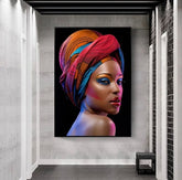 Sexy African Woman Wall Art