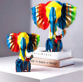 Colorful Elephant Figurines sale