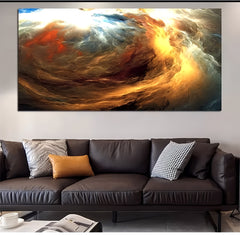Abstract Colorful Landscape Canvas