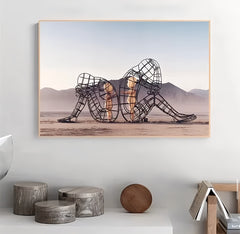 The Caged Human Canvas