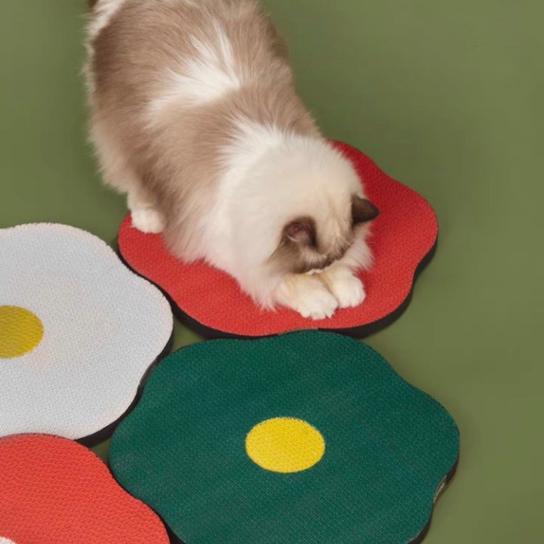 Cats Flower Scratching Board