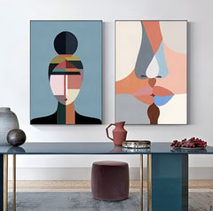 Contemporary Abstract Faces