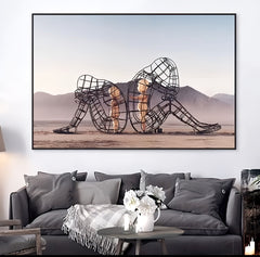 The Caged Human Canvas