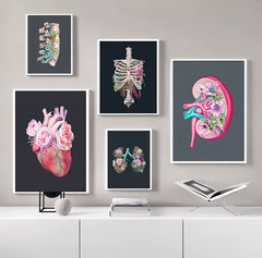 Anatomy Art Canvas Painting