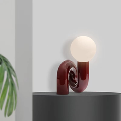 Spiral table lamp