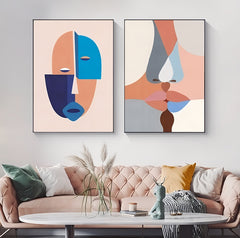 Contemporary Abstract Faces