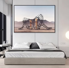 The Caged Human Canvas