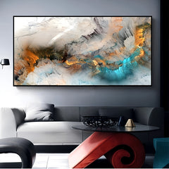 Cloud-themed Abstract Canvas