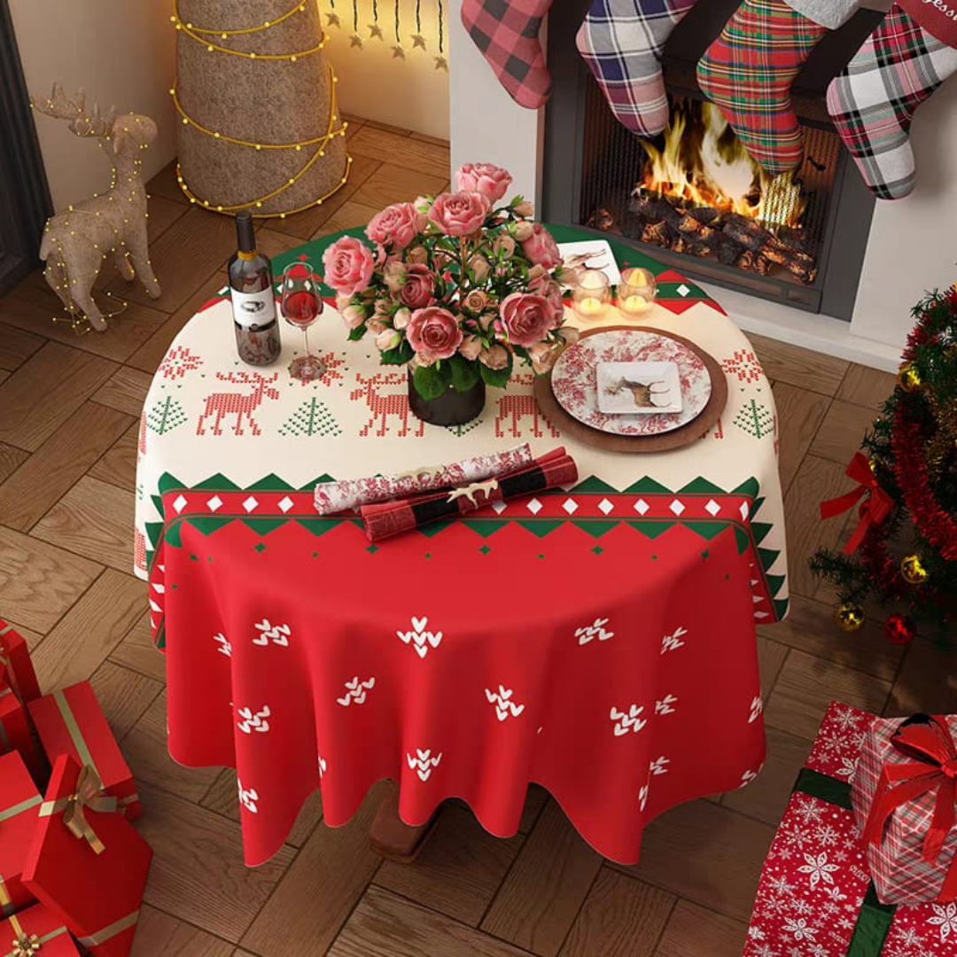 Christmas table cloth