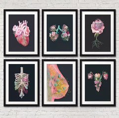 Anatomy Art Canvas Painting