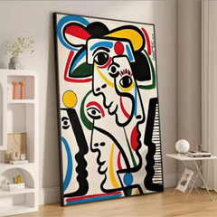 Picasso style canvas painting, posters and prints