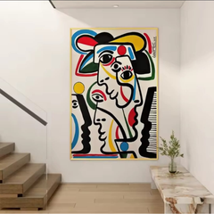 Picasso style canvas painting, posters and prints