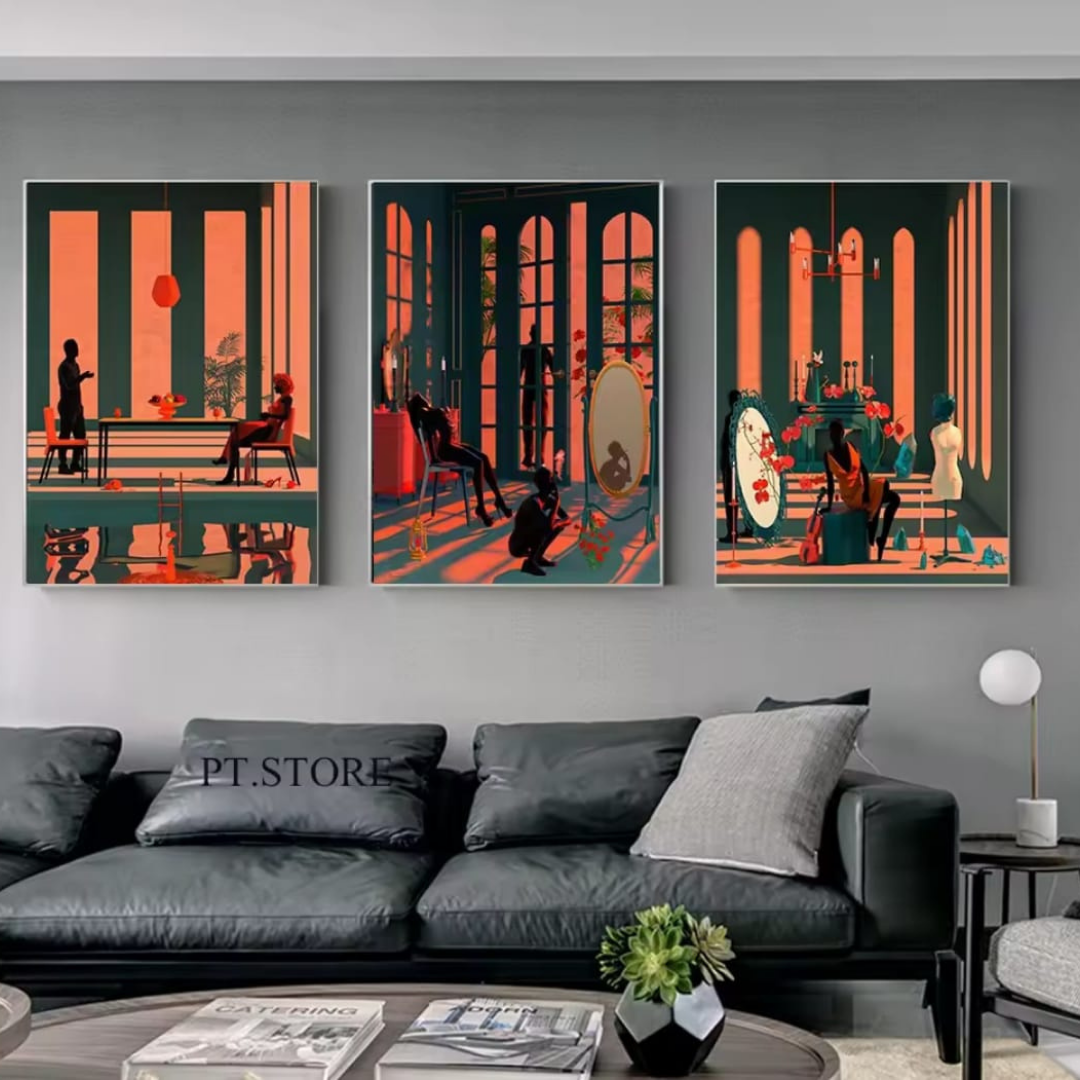 SUP canvas painting, posters and prints