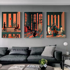 SUP canvas painting, posters and prints