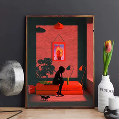 SUP canvas painting, posters and prints