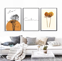 Sun Tree flower Canvas