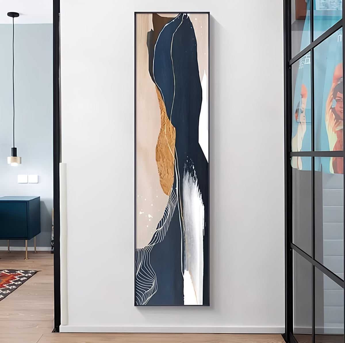 Abstract Gold foil Canvas