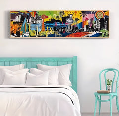 Abstract City Landscape Canvas