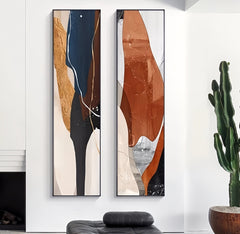 Abstract Gold foil Canvas