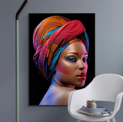 Sexy African Woman Wall Art