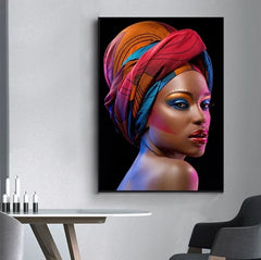 Sexy African Woman Wall Art