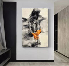 Strokes Woman Art Canvas