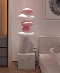 Pink Pebble Lamp
