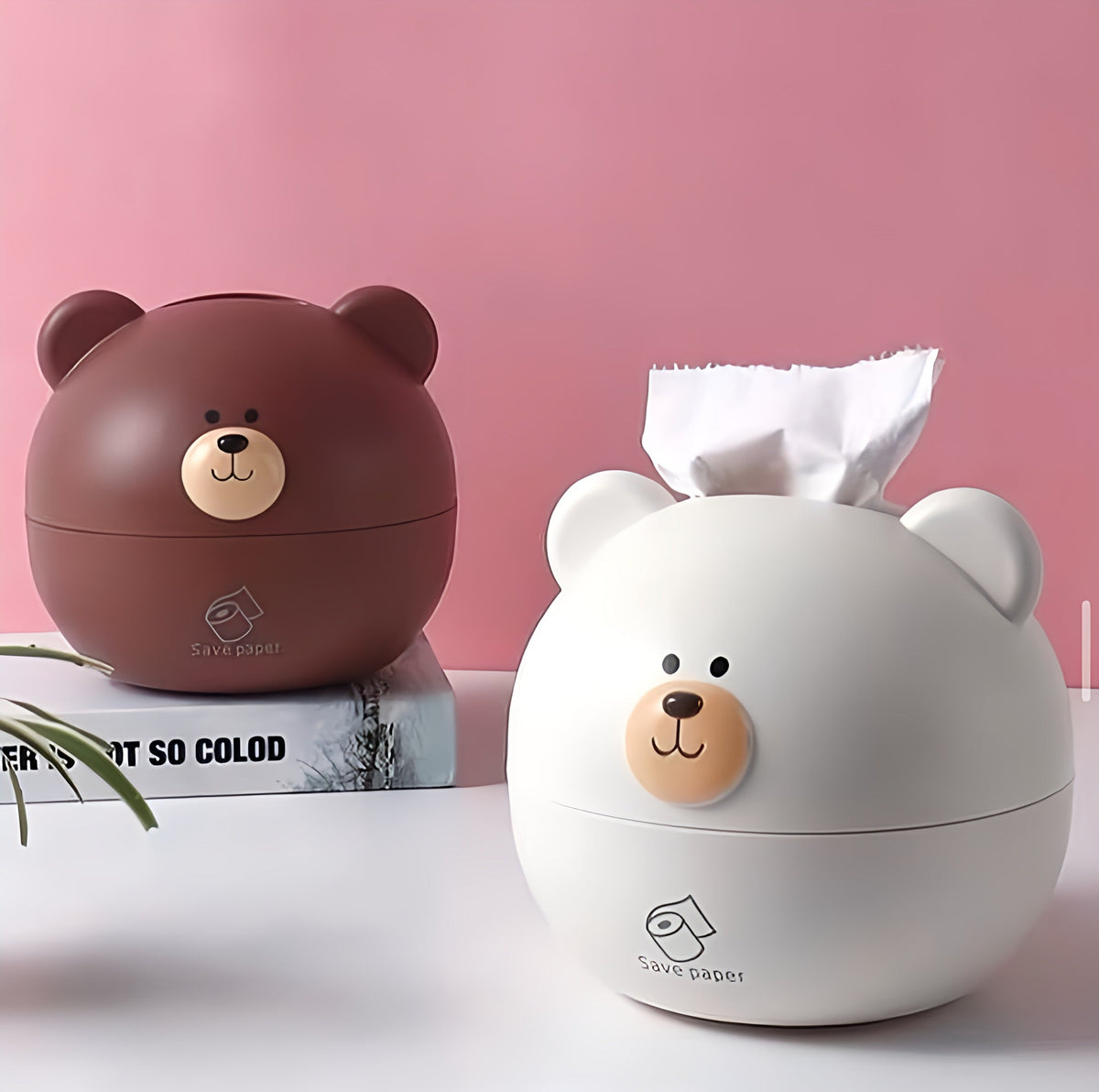 Cute Bear Tissue Box