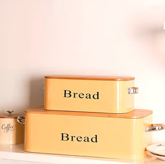 Bamboo Cover Bread Box