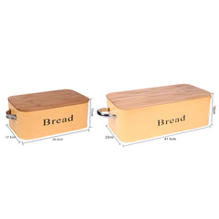 Bamboo Cover Bread Box