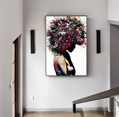 Colorful Woman Painting